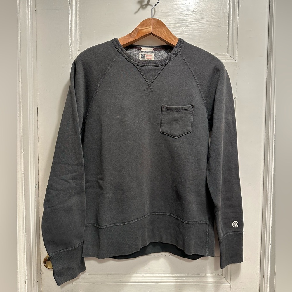 Todd Snyder Champion - Men's Charcoal Crewneck Sweathsirt